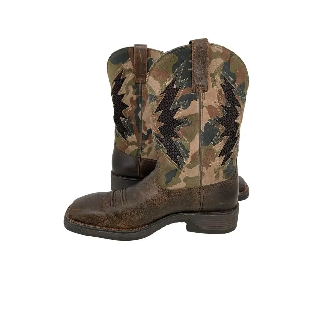 Ariat Ridgeback VentTEK Western Boot Square Toe Brown Men’s Size 10 D
